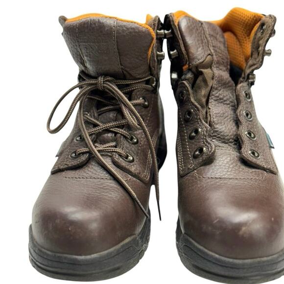 Timberland Pro Womens Titan Alloy Toe Waterproof Boot Brown Size 8 M - Picture 5 of 14